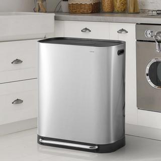 Beni Double Bucket Step Trash Can, 16-Gallon