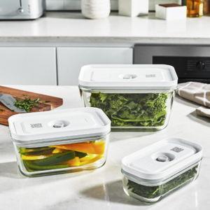 Fresh & Save Glass Vacuum Box, Set of 3