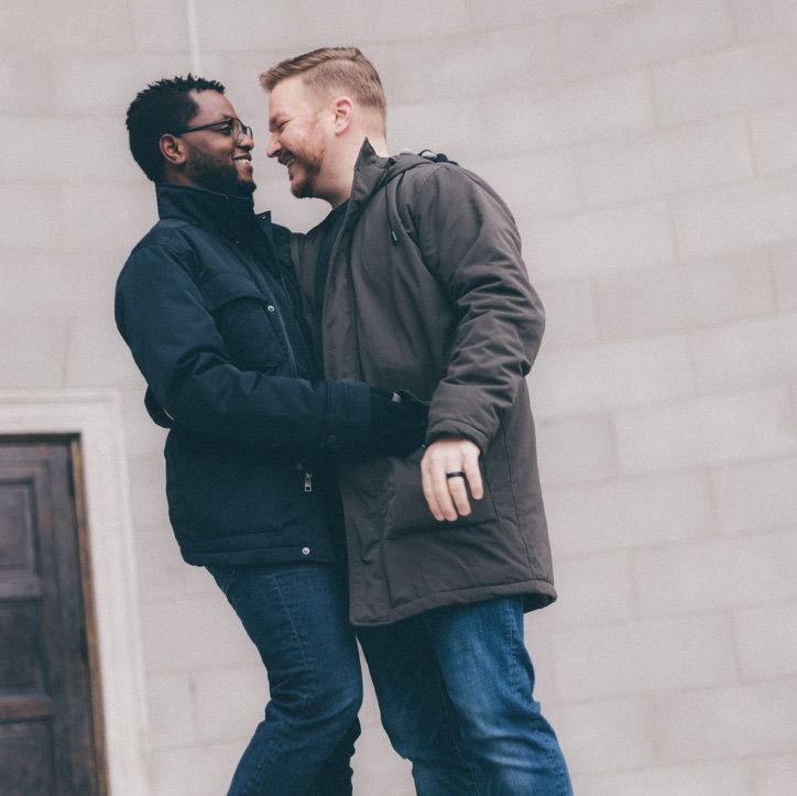 From our engagement photo shoot in Central Park. Photo by Dave Sarrafian