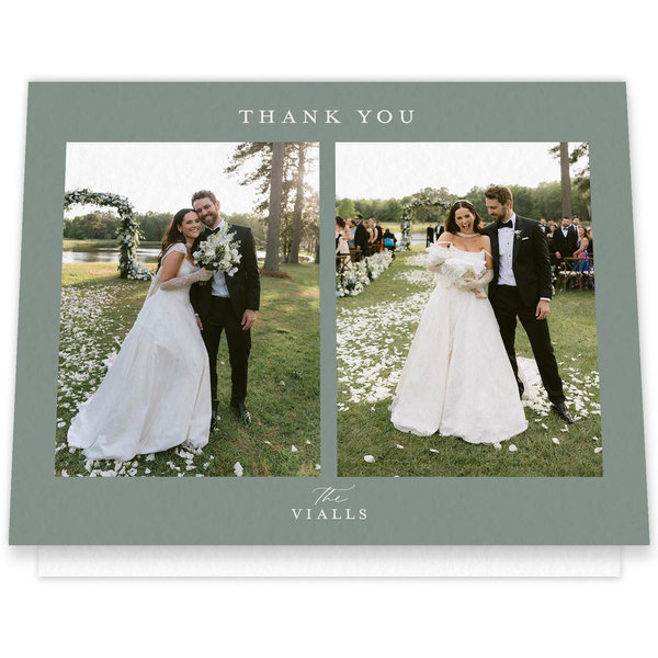 Sakura Landscape | White | Zola Thank You Cards