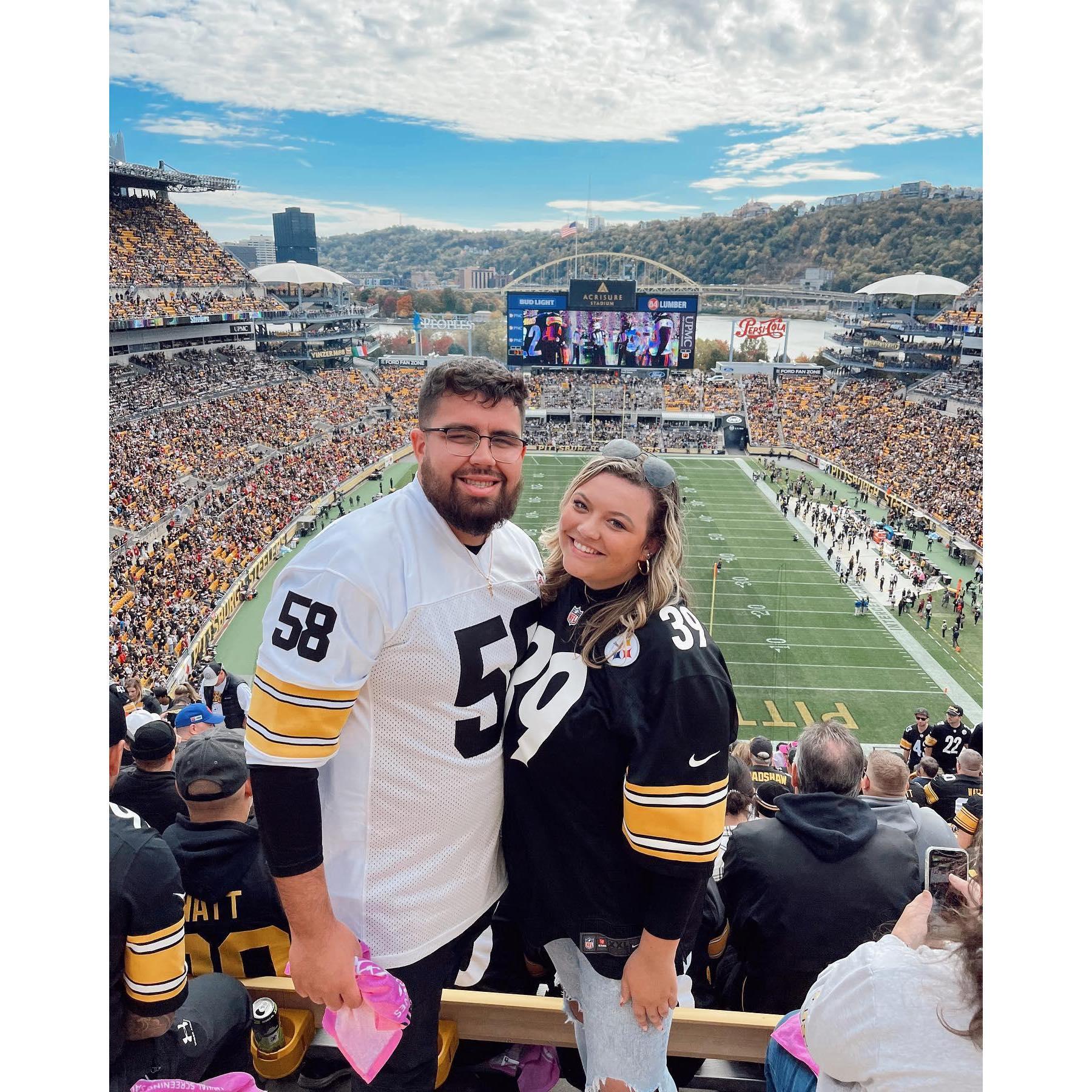 first Steelers game !!