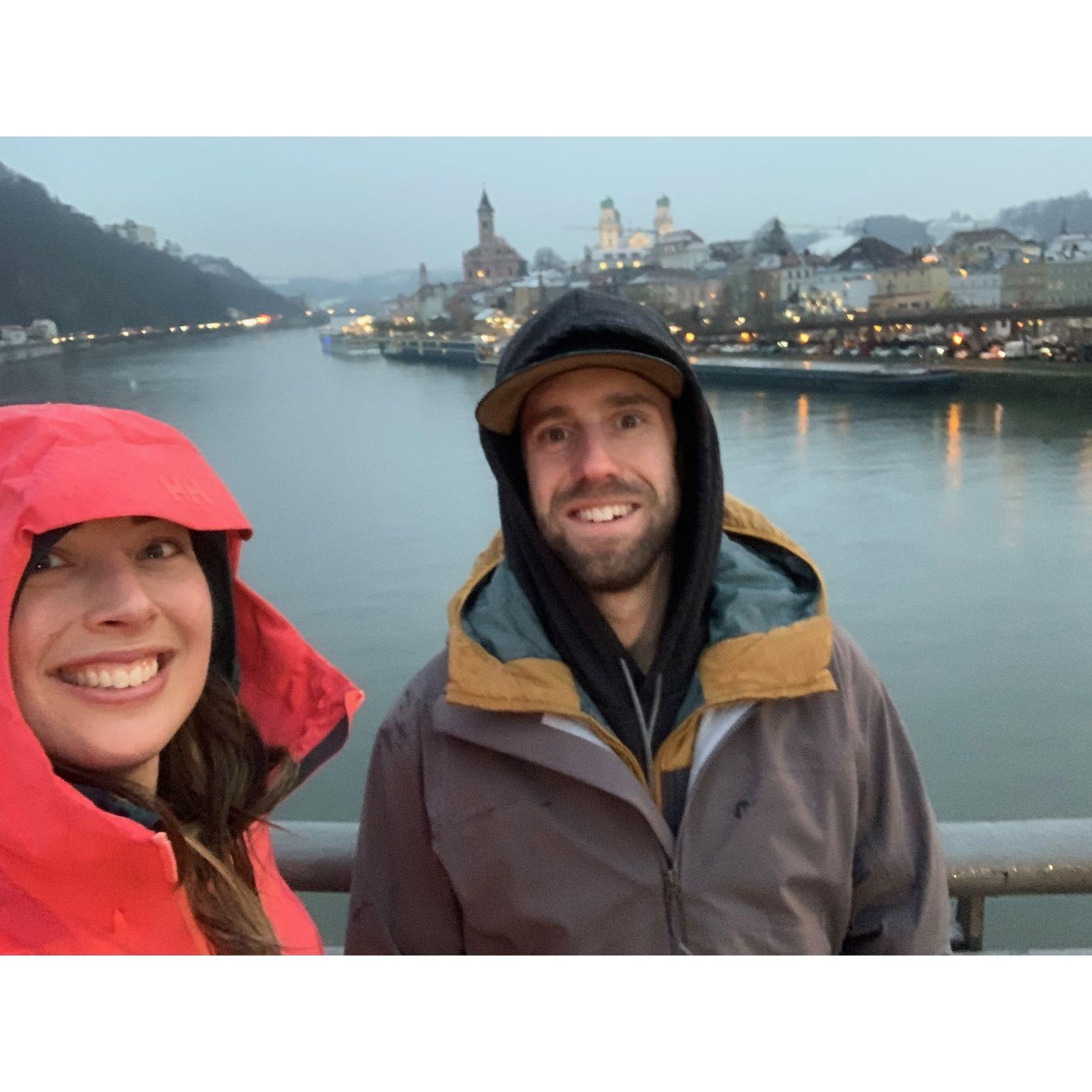 Passsau Germany in the background