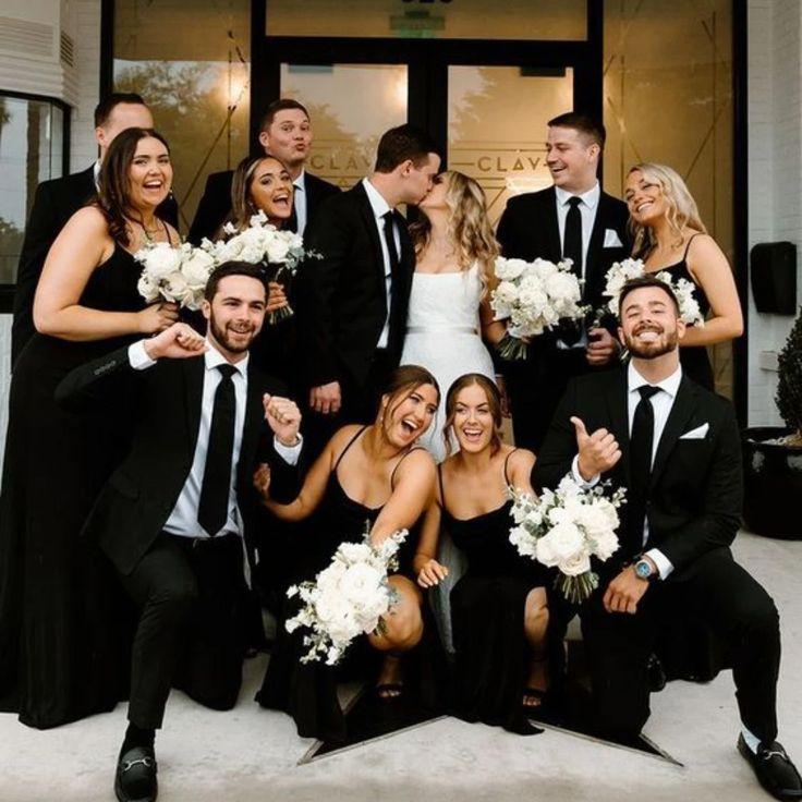 Making memories in style – a celebration of love and timeless black-tie fashion with family and friends.