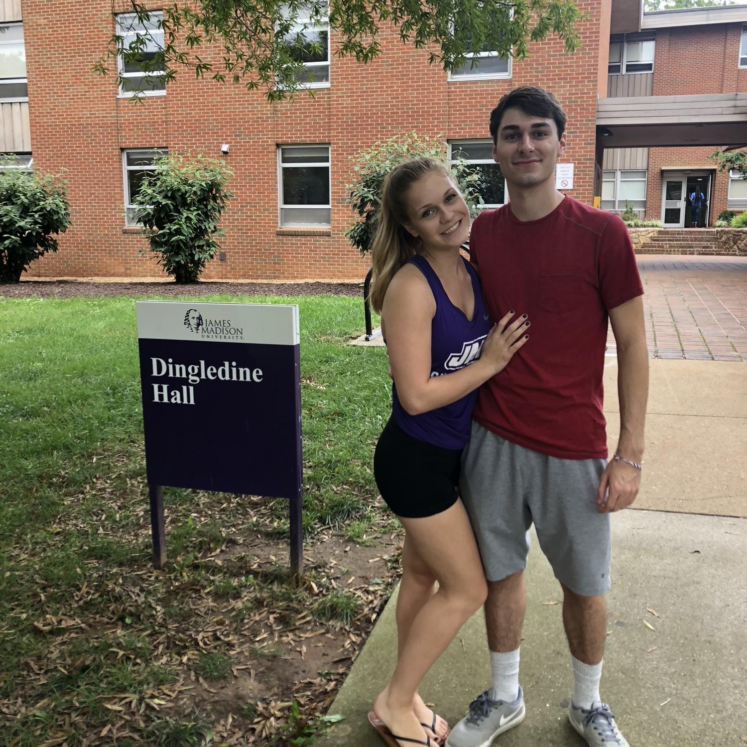 First Day of Freshman Year at JMU, 2018