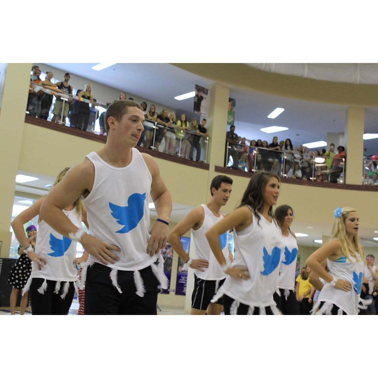 Mike Killing it on the Greek Week Lip Sync Dance Floor