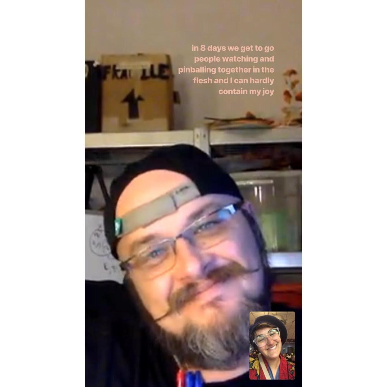 Arkansas and Texas, January, 2019 | For a few months, we were working in different states, only able to get to know one another on FaceTime.