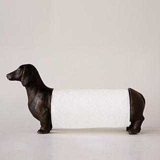 Dog Shaped Paper Towel Holder