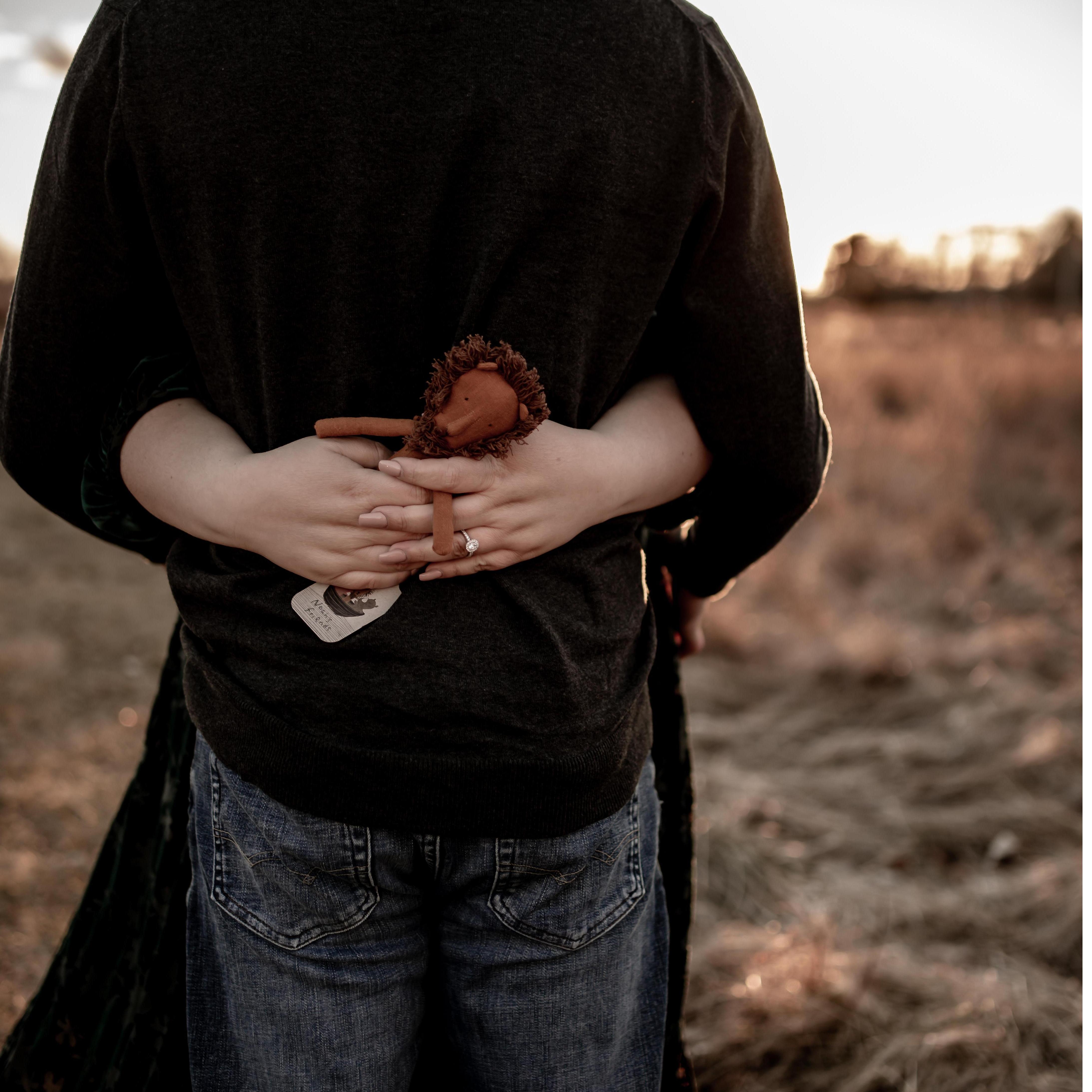 This lion represents our baby we lost in 2019. We wanted to make sure that she was represented in these photos.