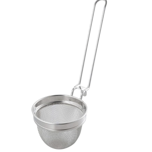 Shimomura 29343 Miso Strainer - Meijin (Made in Japan), Fine Grade, Dishwasher Safe, Can be Hung on the Pot Edge, Includes Hook