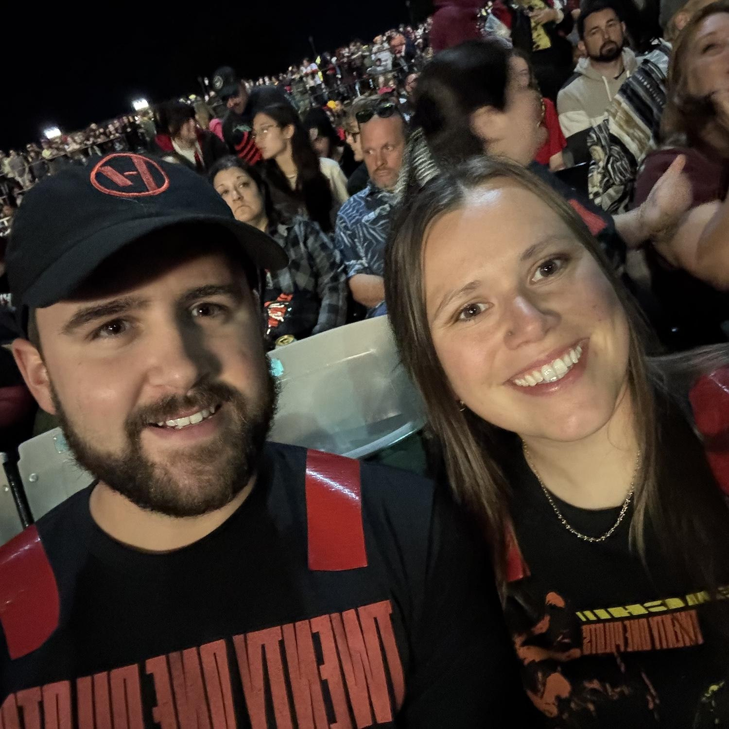Our fourth TØP show together, the Clancy Tour: Breach