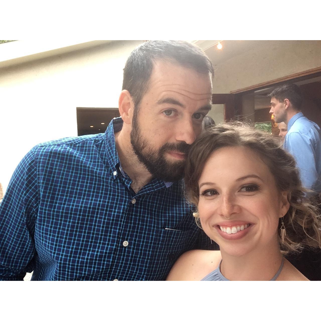 At a friend's wedding