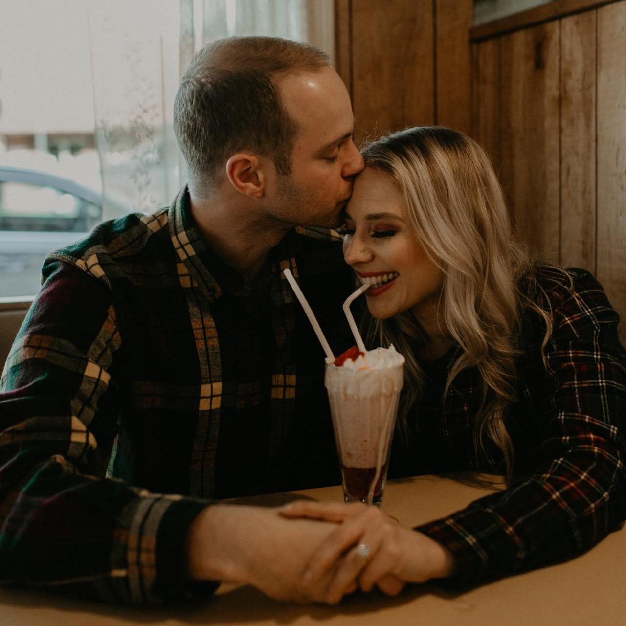 He had me at "Strawberry malt" at our favorite, Twin Peaks diner amidst some of our favorite hiking spots at Mount Si and Rattlesnake Ledge, Washington.