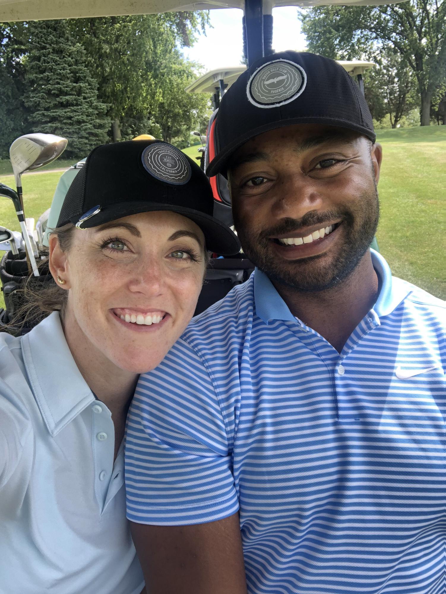 We've both taken up a new sport