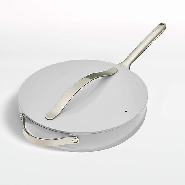 Caraway ® Grey Ceramic Non-Stick 4.5-Qt. Sauté Pan