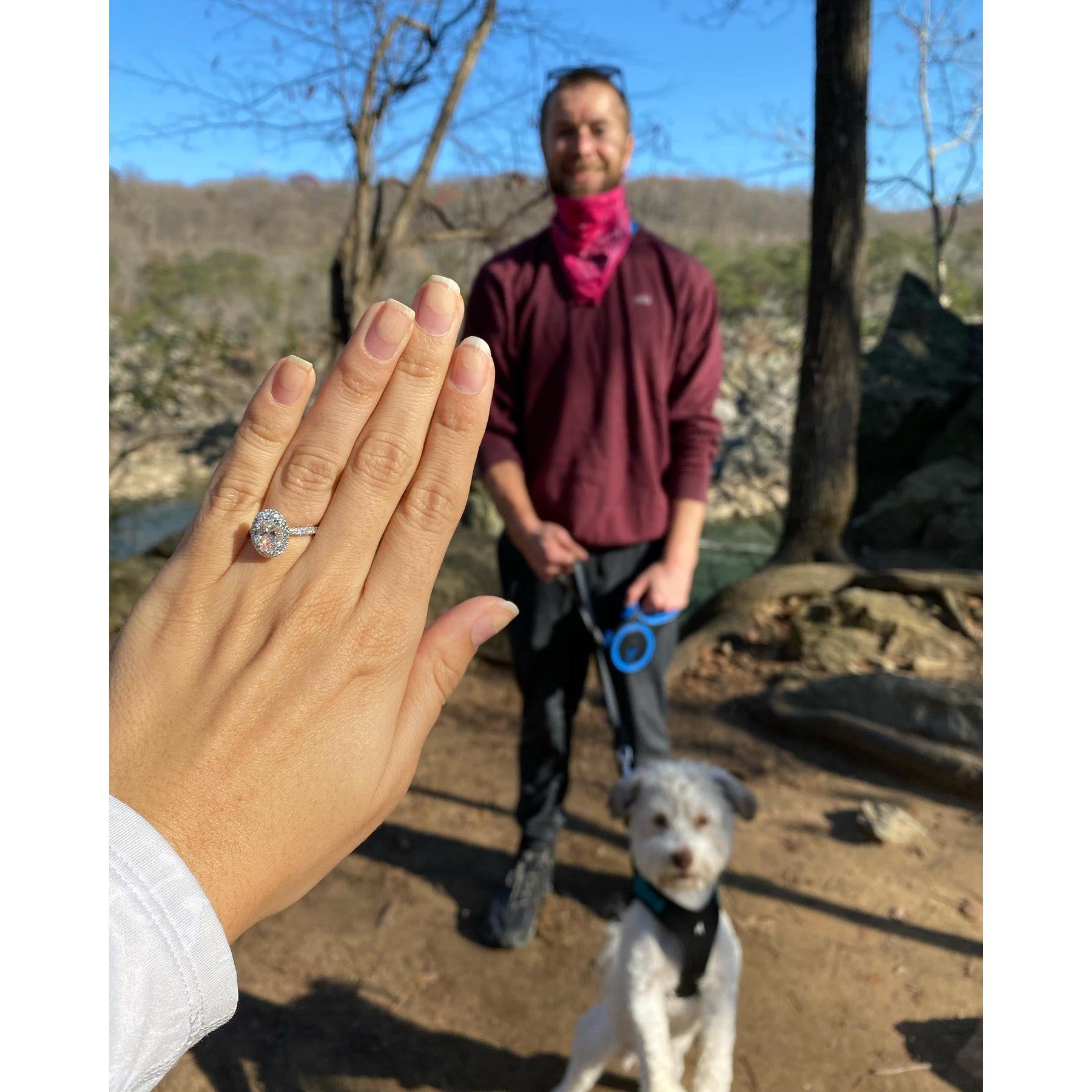 Right after we got engaged!!