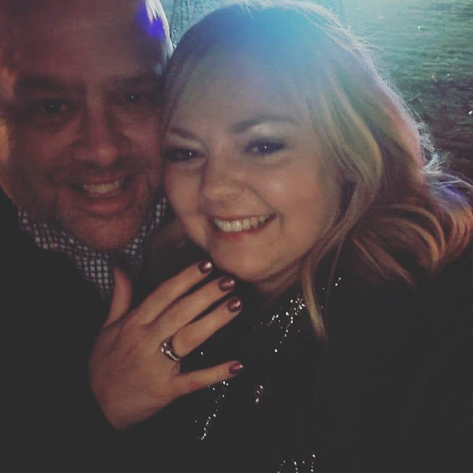 They night we were engaged.