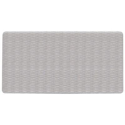 Aqua Touch 30" x 15" Twilline Bath Mat in Sterling