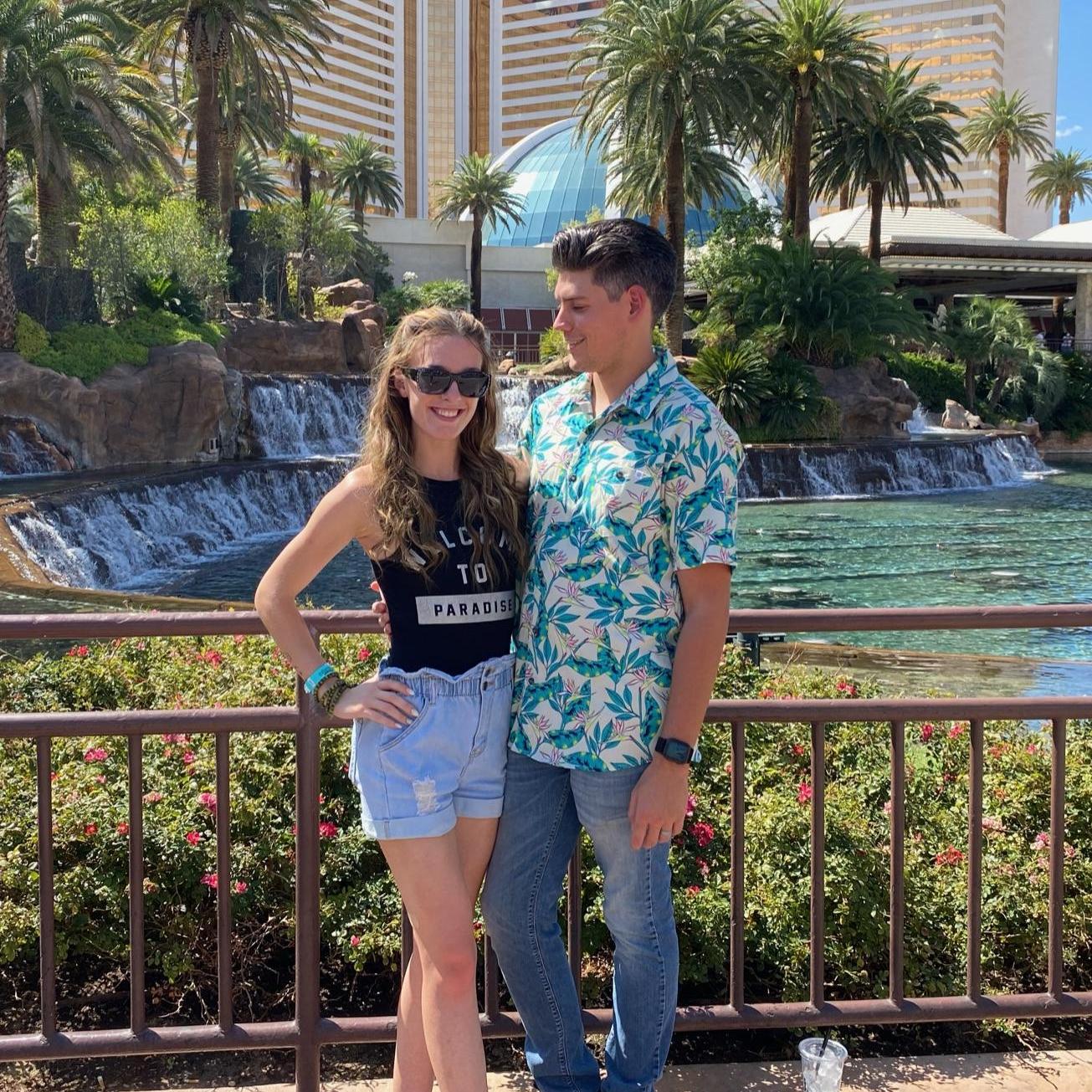 On our way to see dolphin training in Vegas in August 2021!