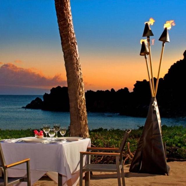 Dining under the stars Marriott Maui,Hawaii