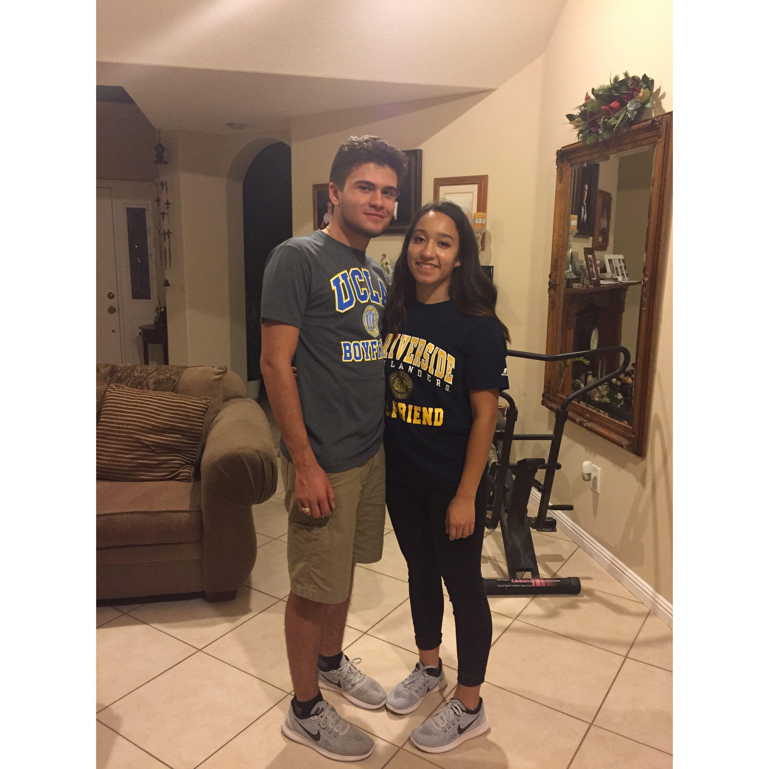 UCLA boyfriend & UCR girlfriend