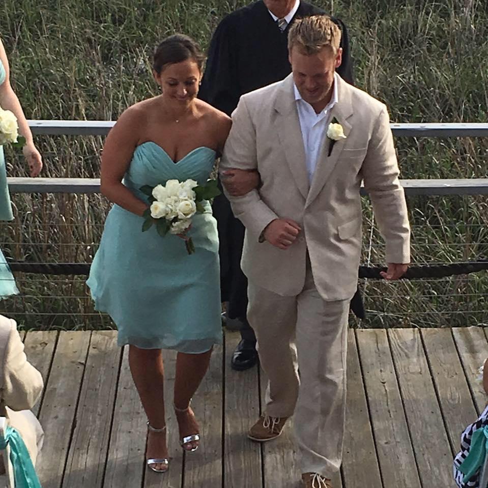 When we met, as Maid of Honor and Best Man at the Swana-Garner Wedding in 2016