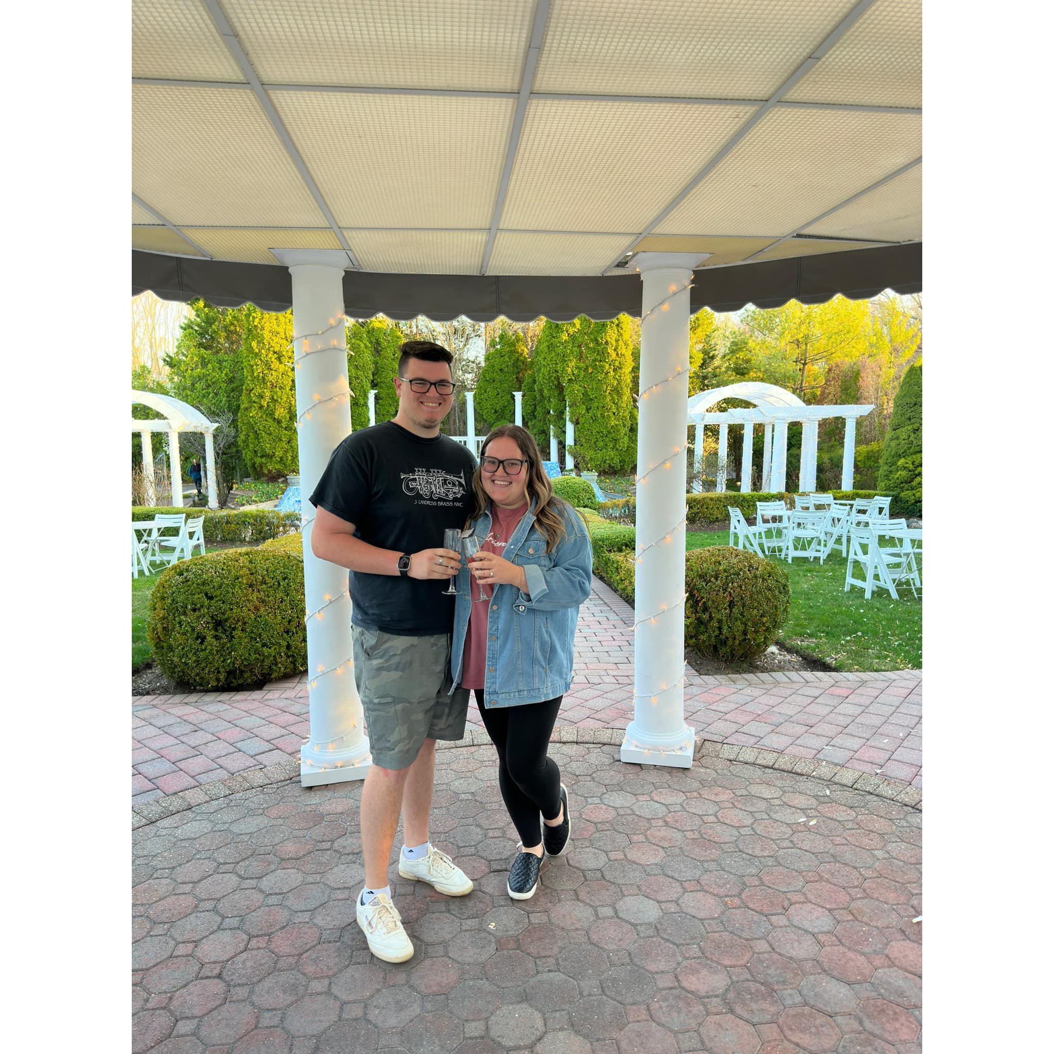 Cheers to finding our dream venue!