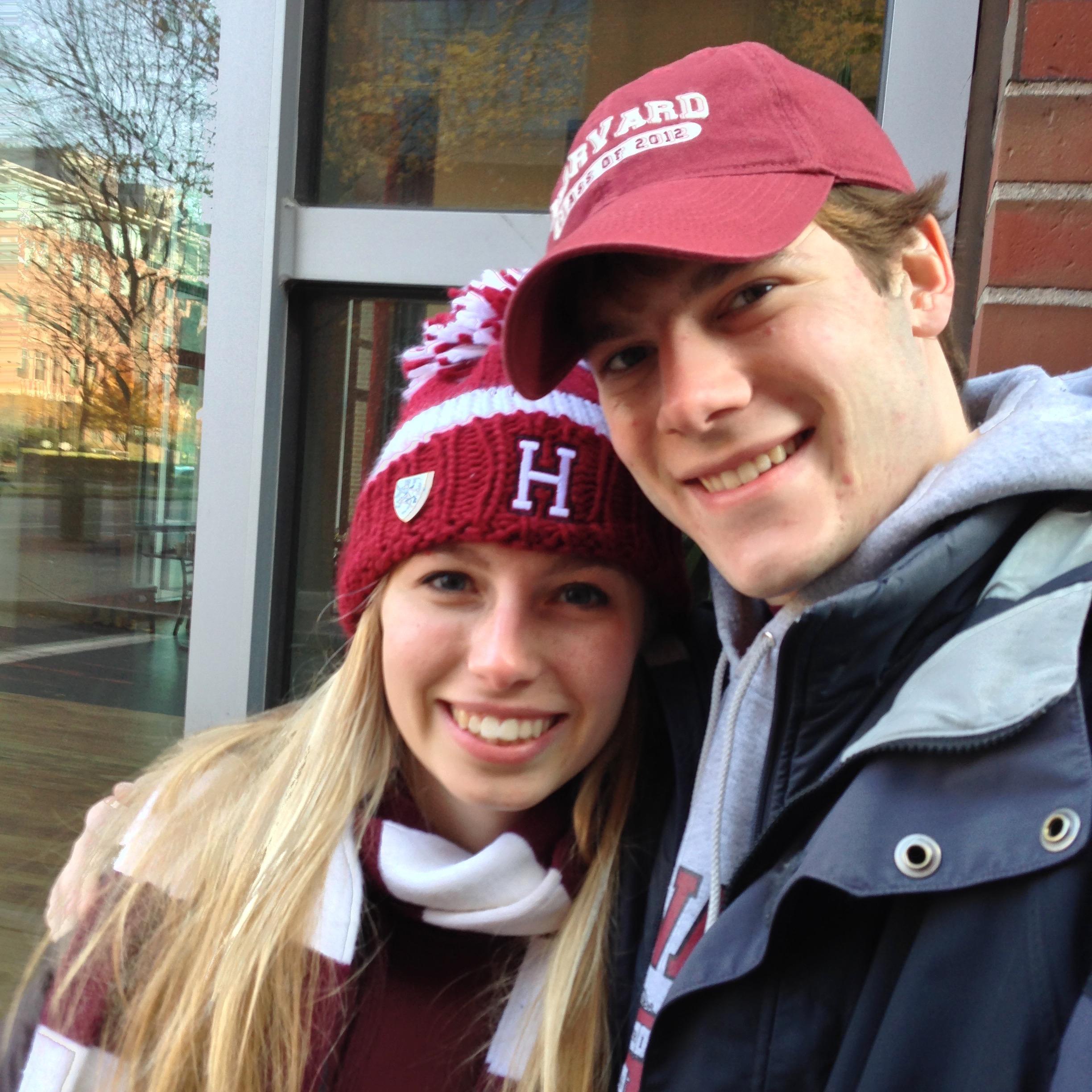 On our way to the Harvard-Yale football game