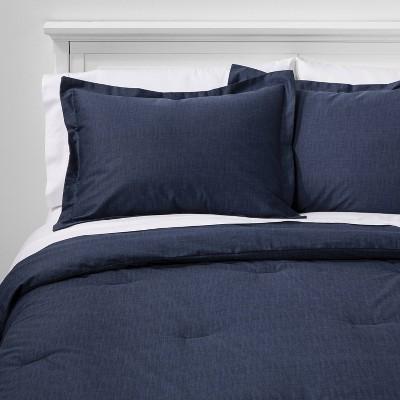 Family Friendly Solid Comforter & Pillow Sham Set - Threshold™