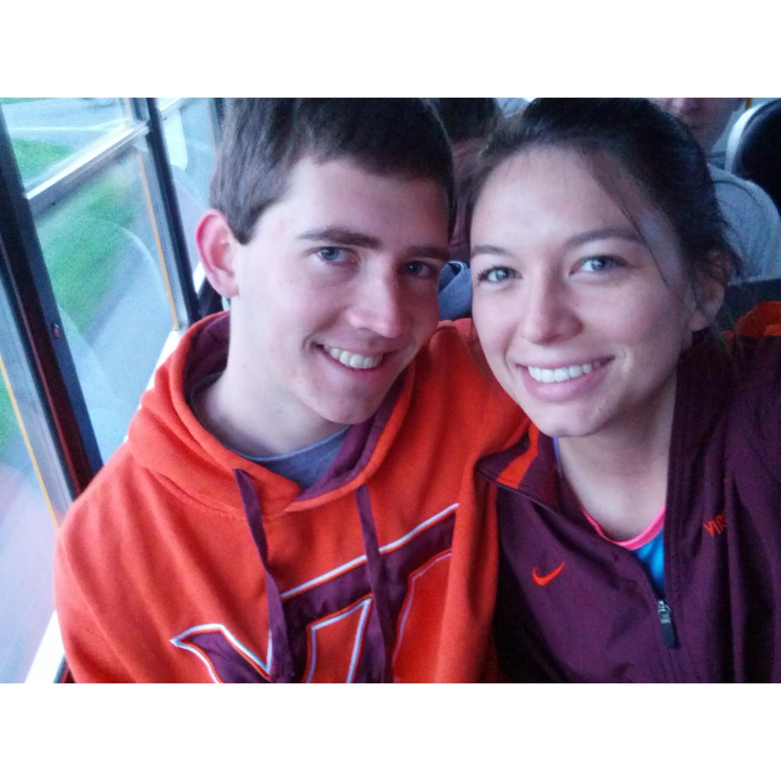 We were already freezing before our Tough Mudder
April 2013