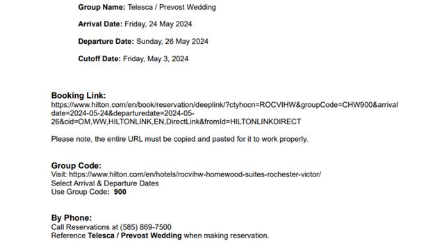 The Wedding Website of Andrea Telesca and Jessica Prevost