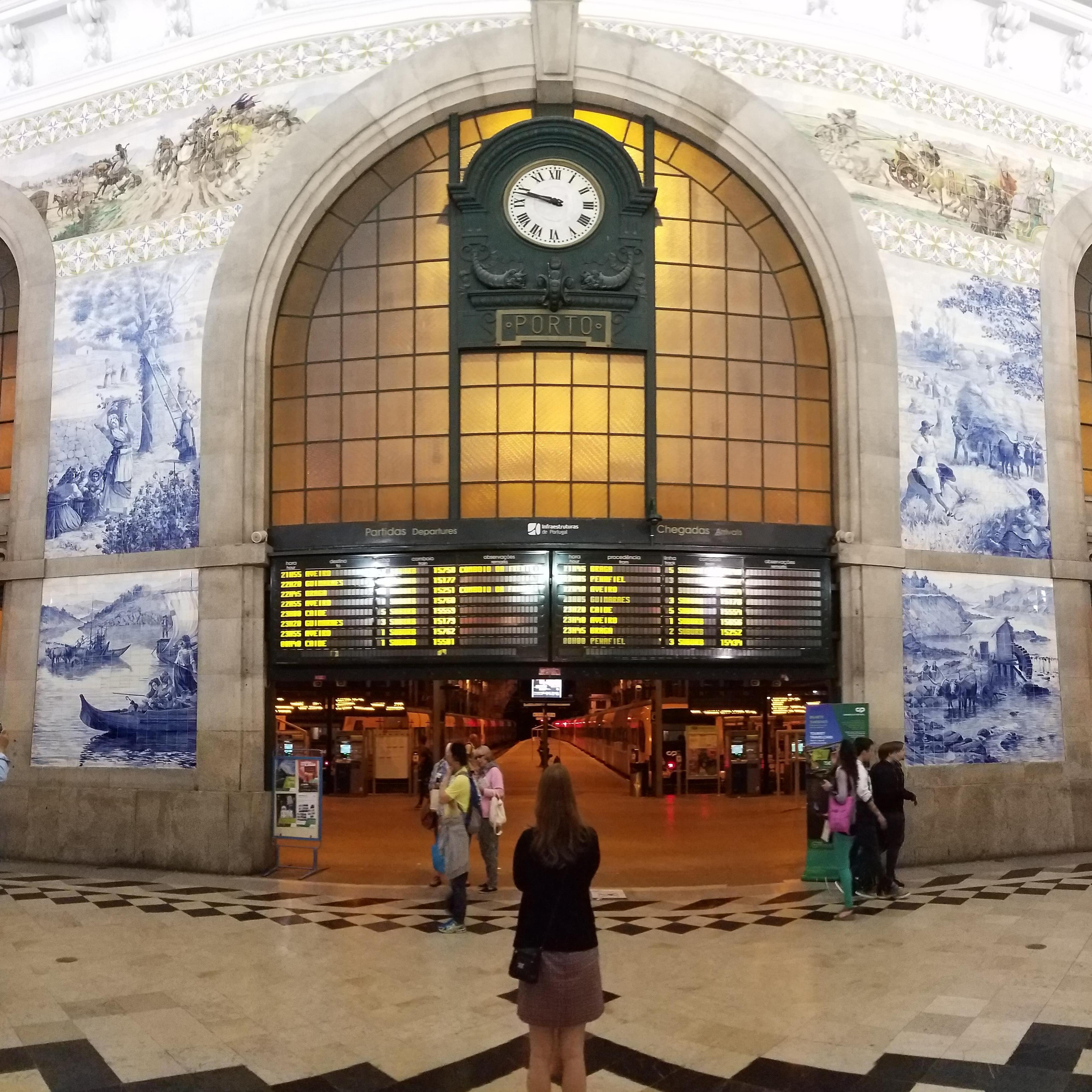 Beautiful Train station  
Porto, Portugal