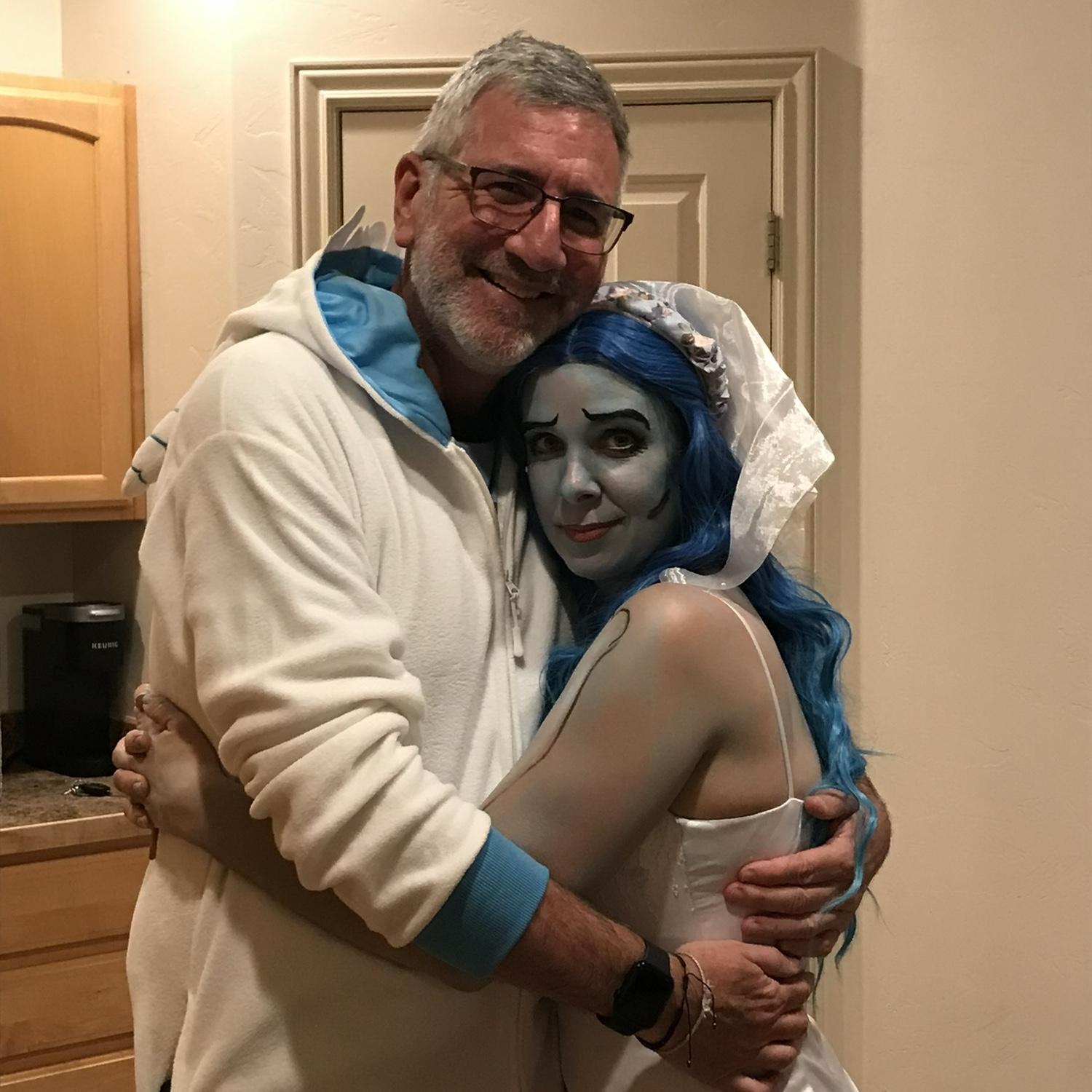 Halloween with Bumble ☃️ and corpse bride 🧟‍♀️ 👰‍♀️