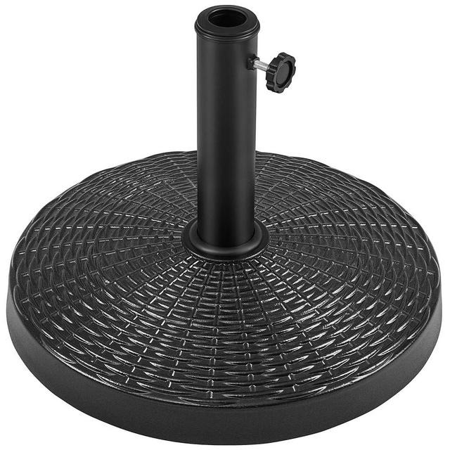 Yaheetech 31lbs Umbrella Base, Heavy Duty Patio Umbrella Base Stand, Round Resin Umbrella Base Stand, Outdoor Market Umbrella Base for Garden, Backyard, Beach