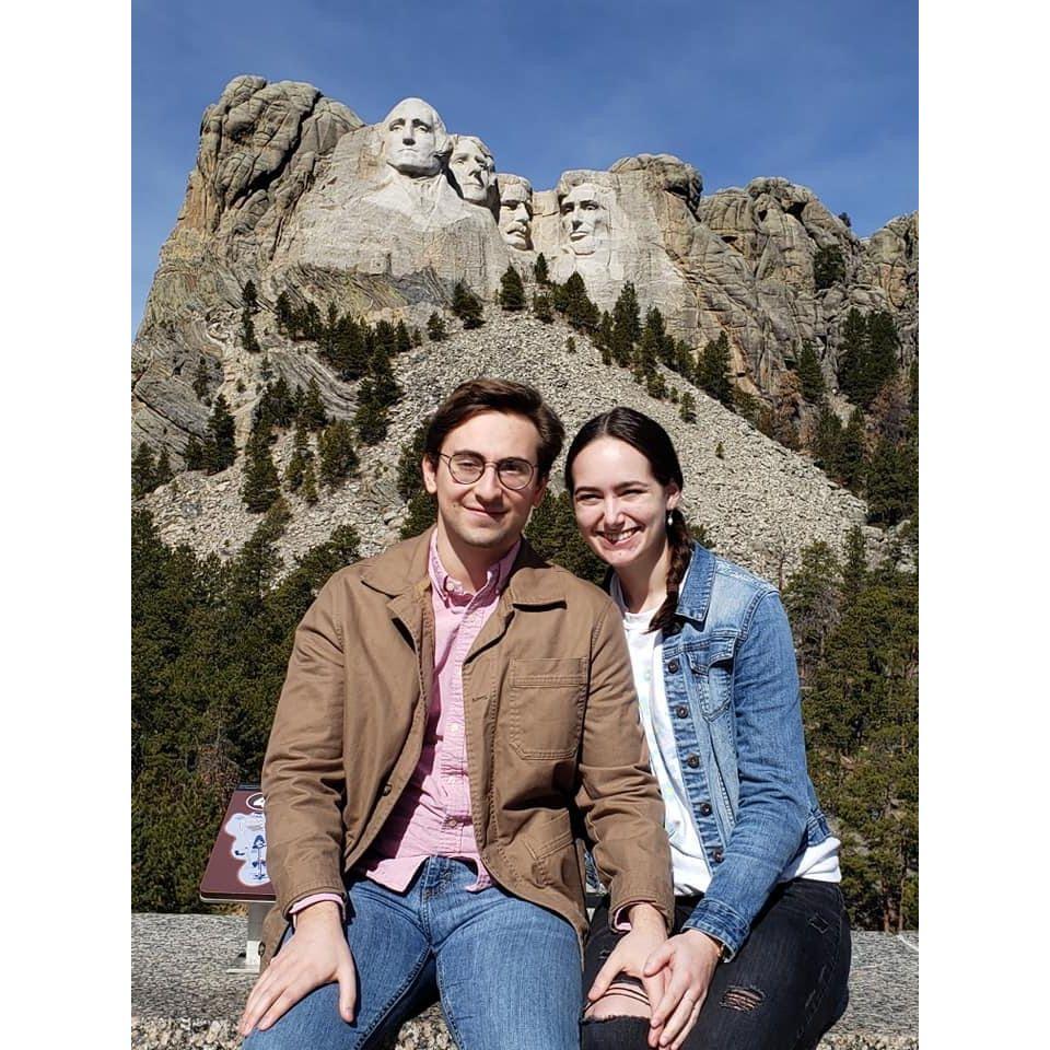 Visiting Mount Rushmore on a visit to see Joe's parents in Rapid City, South Dakota