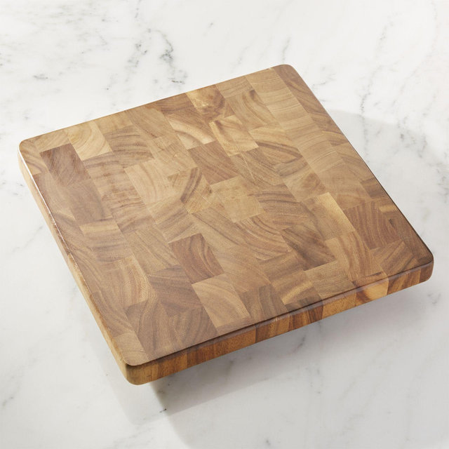 Crate and Barrel, Square End Grain Cutting Board | Zola
