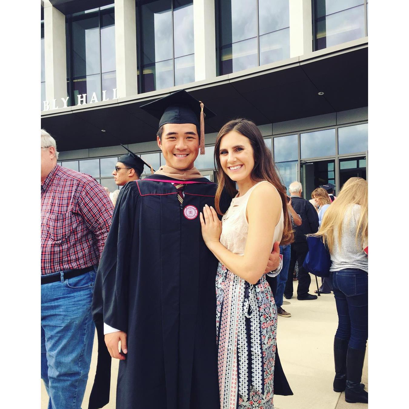 Kevin getting his Masters in 2018!