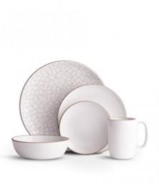 Alabama Chanin- Camellia Opaque White Place Setting