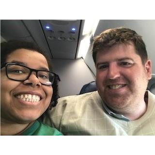 Headed to Boston to meet Jeremy's Aunt Theresa