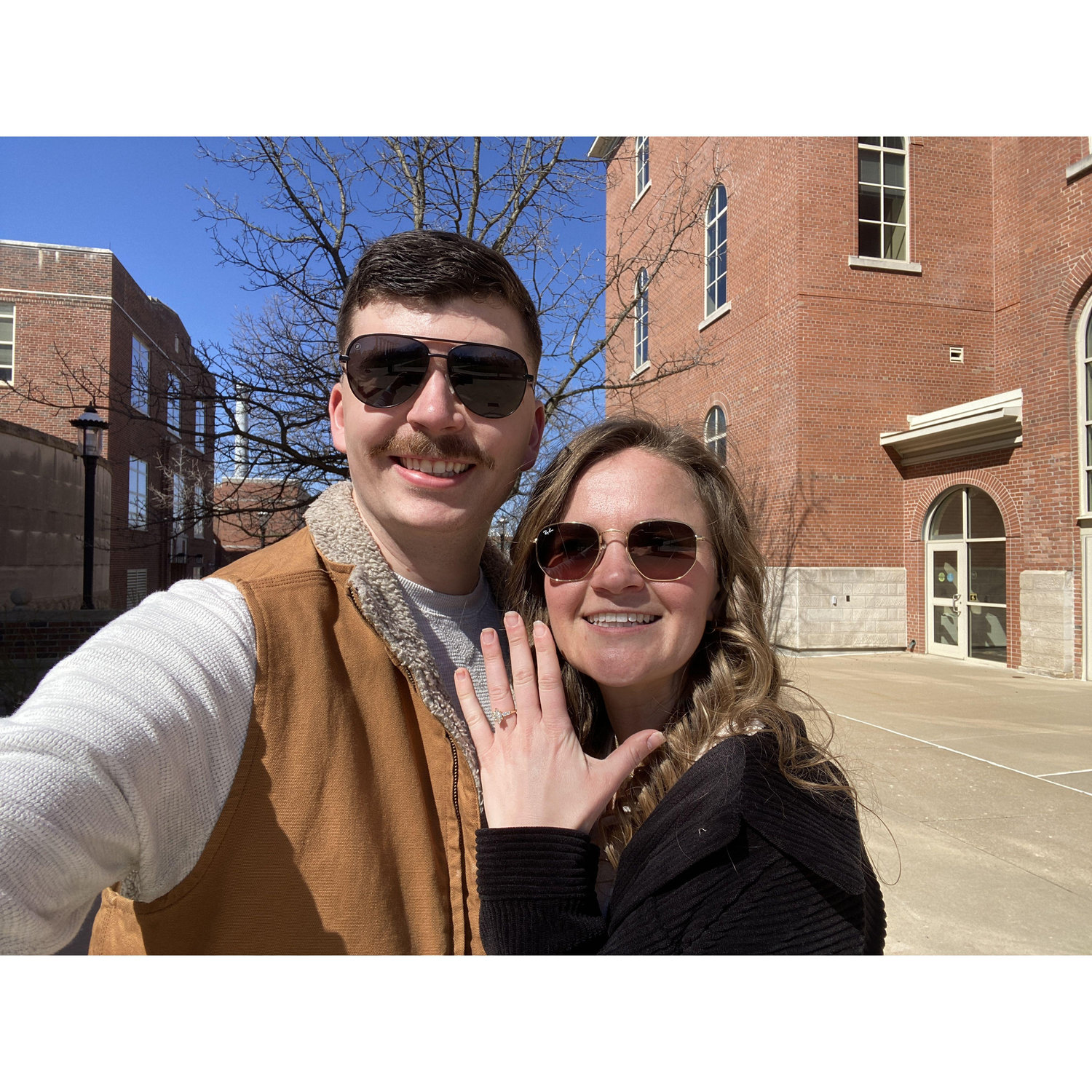 Right after Ryan proposed!!