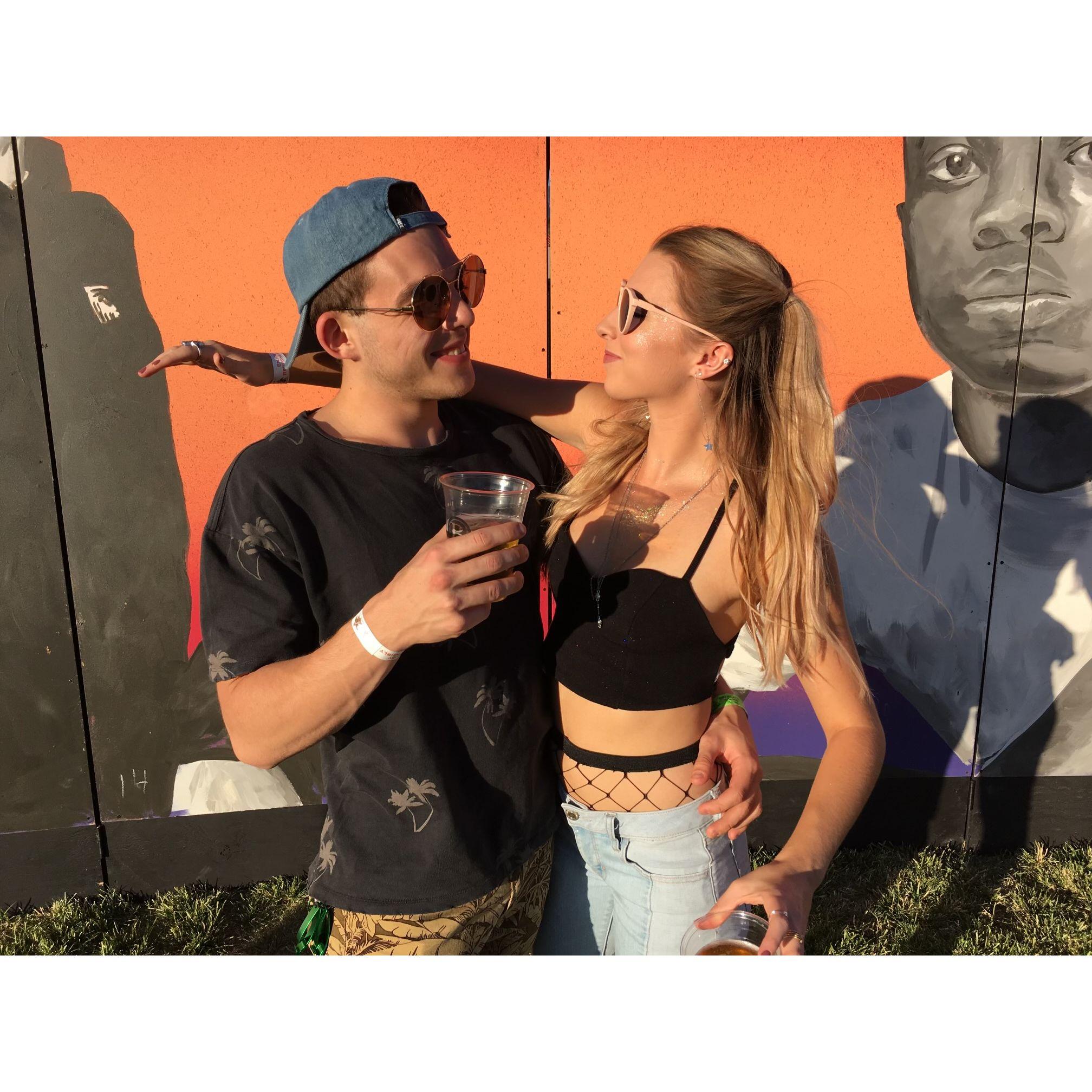 At a music festival in Tucson, Arizona