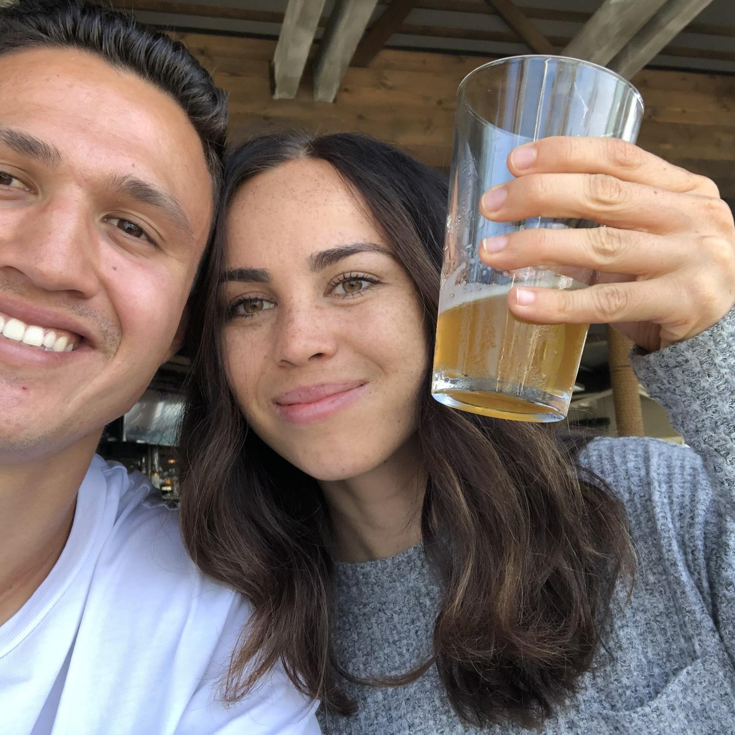 July 2019: second anniversary! (Kellie took her first sick day from work and felt instantly guilty about lying about being sick)