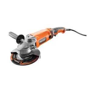 RIDGID 15 Amp Corded 7 in. Twist Handle Angle Grinder