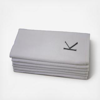 Monogram Hand Towel, Set of 6