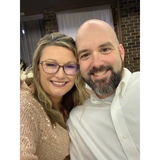 At a friend's wedding.