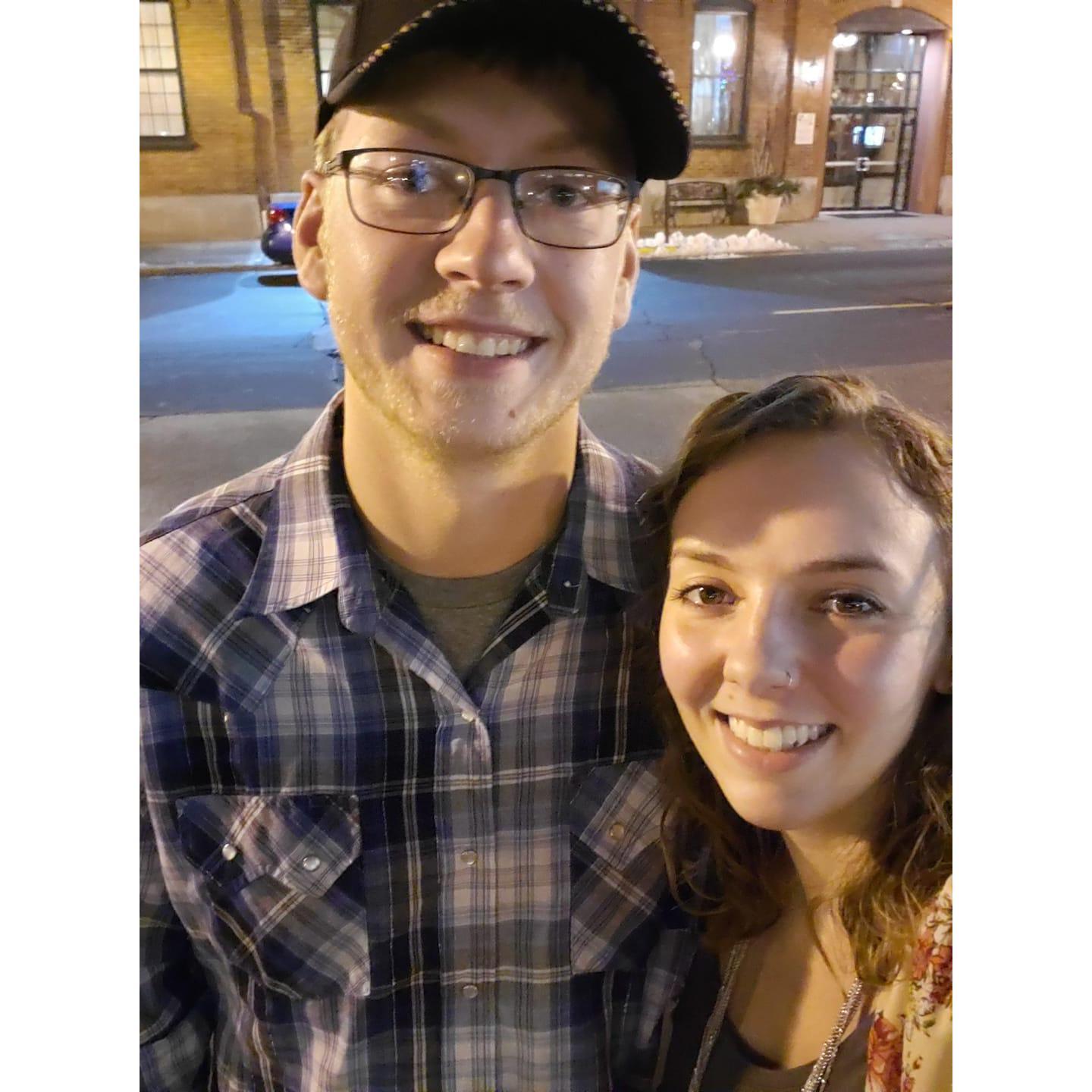 Birthday dinner date for Nick