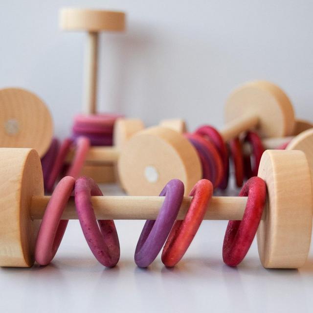Berry Rattle Roller | 100% Organic Fruits | Natural, Safe, Non-Toxic, Handmade Chew Toy for Rabbit, Guinea Pig, and Other Small Pets