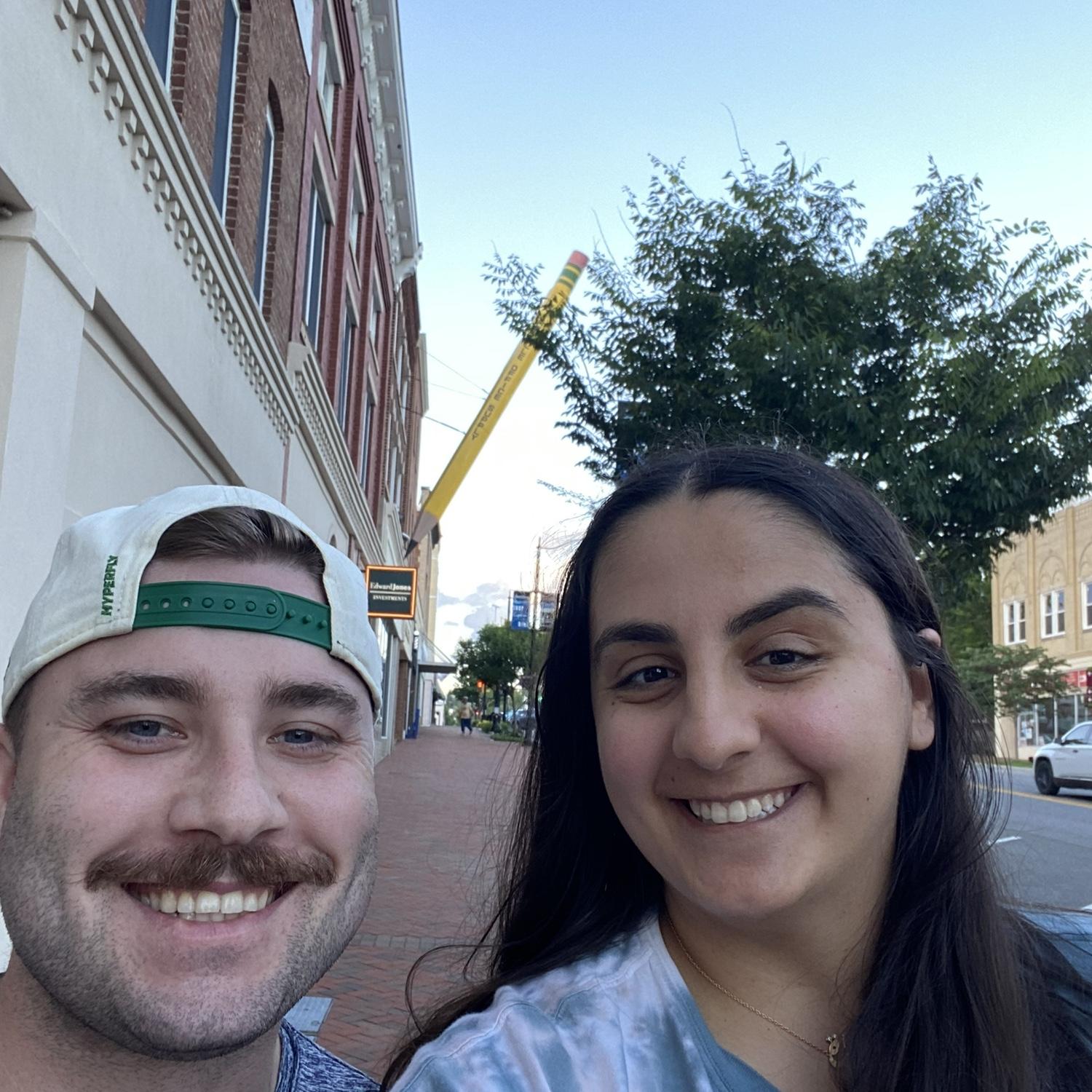 Xander makes it back to Texas via roadtrip and we stop at random landmarks like a big pencil in Wytheville, VA