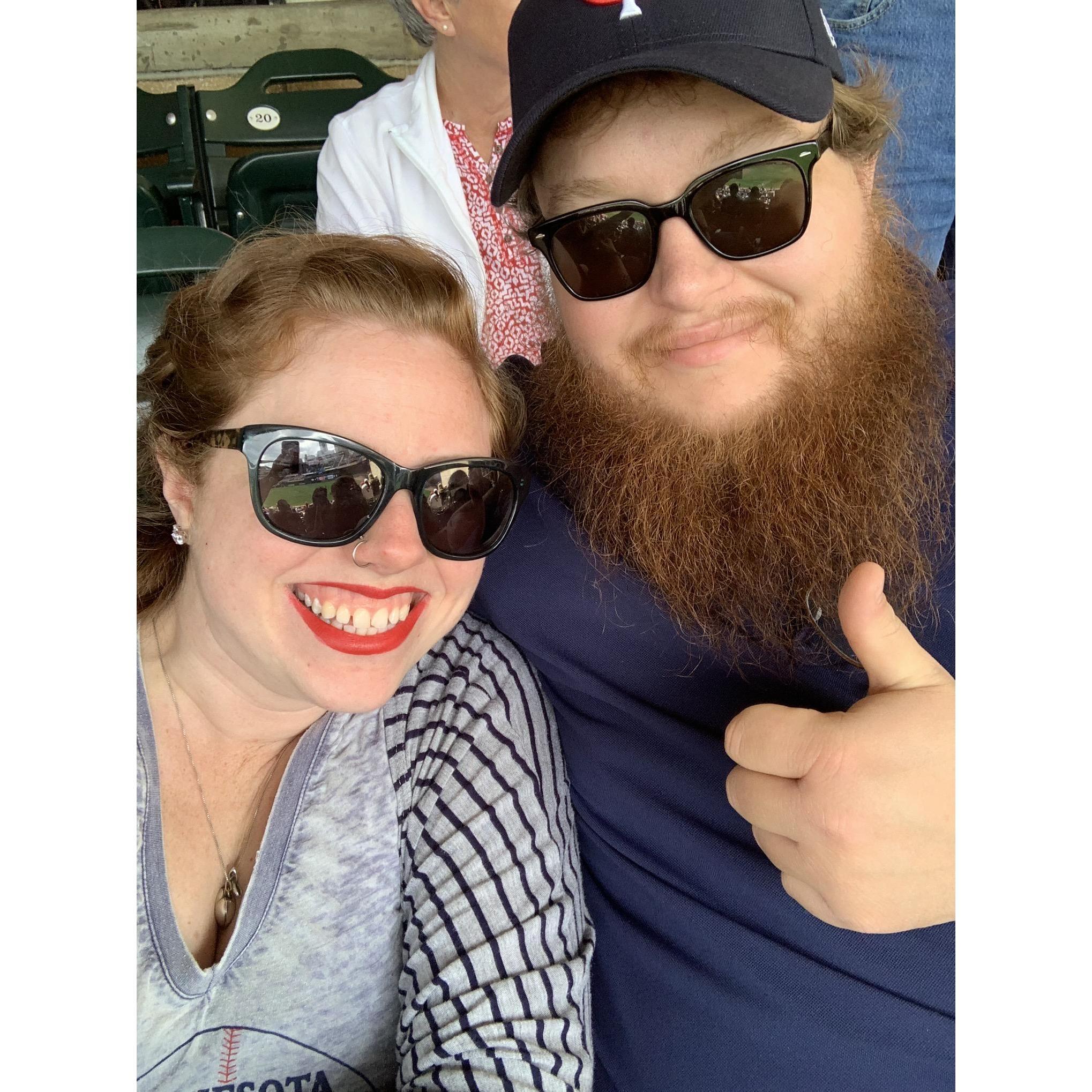 First Twins game together!