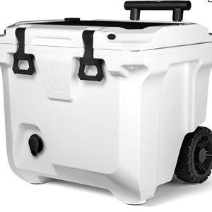 BrüMate BrüTank Wheeled Hard Cooler with Built-in Drink Dispenser Tank and Tap | Perfect for Beach, Tailgating, Drinks, Camping, Sports Games, Parties and More