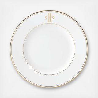 Federal Gold Block Dinner Plate